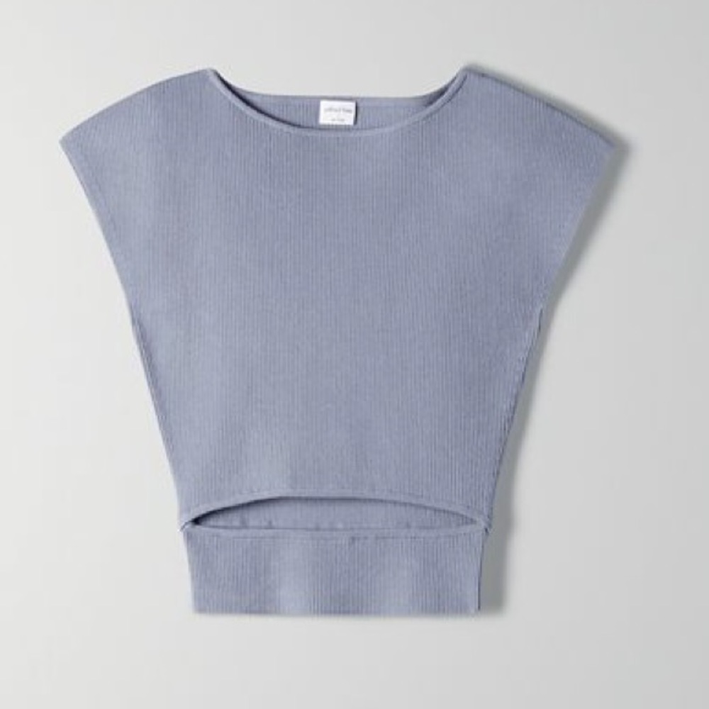 Wilfred Free CUT-OUT KNIT TOP Aritizia